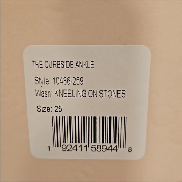 MOTHER SUPERIOR The Curbside Ankle Jean ~ Kneeling On Stones 25 NWT - Picture 6 of 6